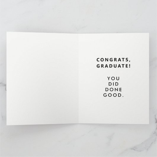 Afstuderen voor SWIM Team Swimmer Kaart (Binnen)