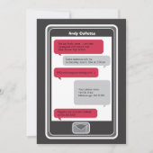 Afstuderen voor teletelefoonstextuur kaart (Voorkant)