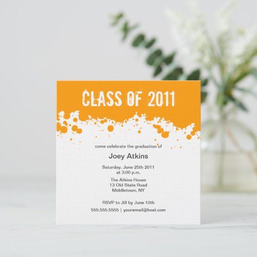 Afstuderen voor verf kaart (Staand voorkant)