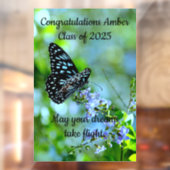 Afstuderen voor vlinder raamsticker (Vel 2)