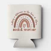 Afstuderen voor waardering van maatschappelijk wer blikjeskoeler (Achterkant)