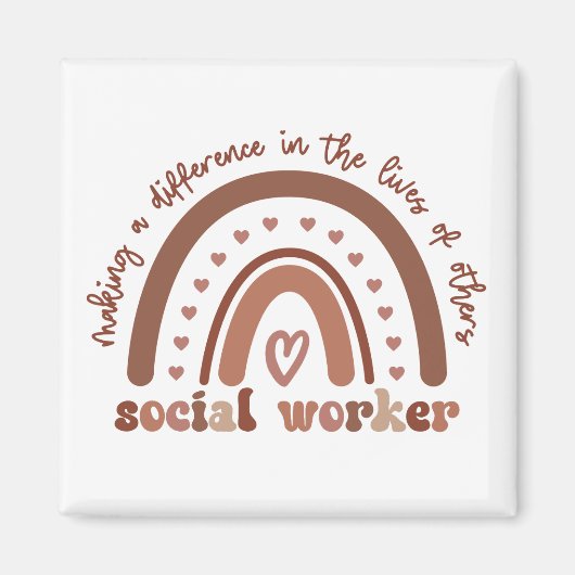 Afstuderen voor waardering van maatschappelijk wer magneet (Voorkant)