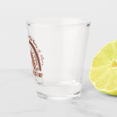 Afstuderen voor waardering van maatschappelijk wer shot glas (Rechts)