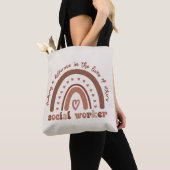 Afstuderen voor waardering van maatschappelijk wer tote bag (Dichtbij)