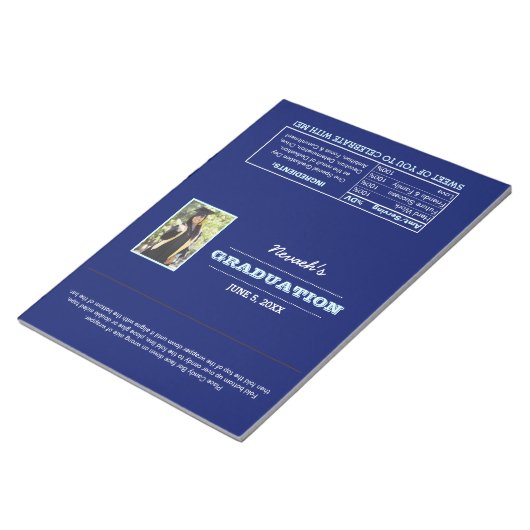 Afstuderen voor XL-Snoep — Notitieblok voor vloerb (Schuin)