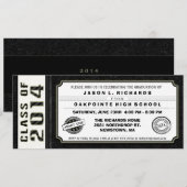 Afstuderen voor zwart-wit kaart (Voorkant / Achterkant)