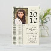 Afstuderen voor zwarte & Cream-foto's Kaart (Staand voorkant)