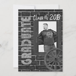  Afstuderen voor zwarte en witte foto Kaart