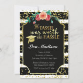 Afstuderen voor zwarte en witte strepen kaart (Voorkant)