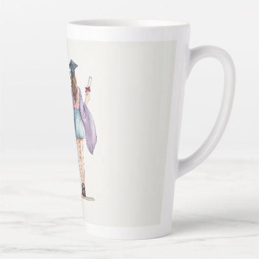 Afstuderen vrienden latte mok (Rechts)