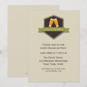 Afstuderen vrijgezellenfeest kaart (Voorkant / Achterkant)