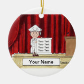 AFSTUDEREN - VROUW KERAMISCH ORNAMENT (Voorkant)