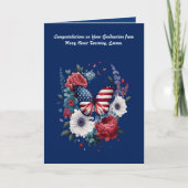 Afstuderen Vrouw van Navy Basic Training Kaart (Voorkant)