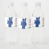 Afstuderen Waterfles Etiket (Flessen)