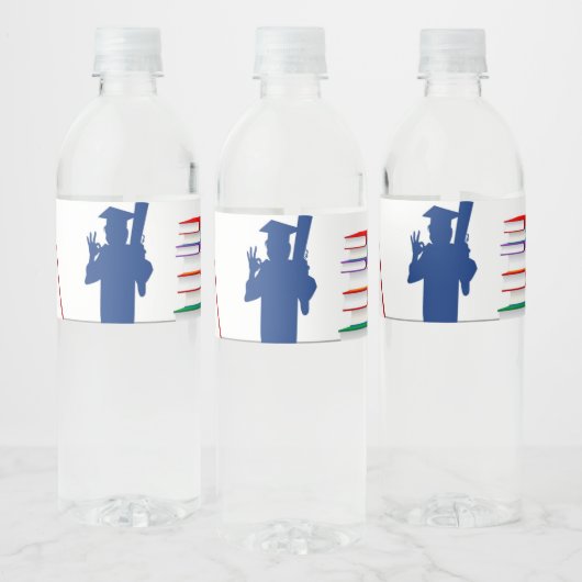 Afstuderen Waterfles Etiket (Flessen)