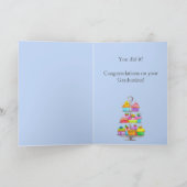Afstuderen Waterverf cupcakes Kaart (Binnen)