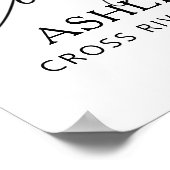 Afstuderen Welkom, één foto Poster (Hoek)