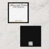 Afstuderen Wens en Advies Kaart (Voorkant / Achterkant)