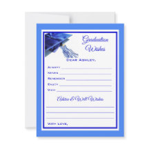 Afstuderen wensen en advies | Blauw en wit