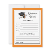 Afstuderen wensen en advies | Zwart-Oranje