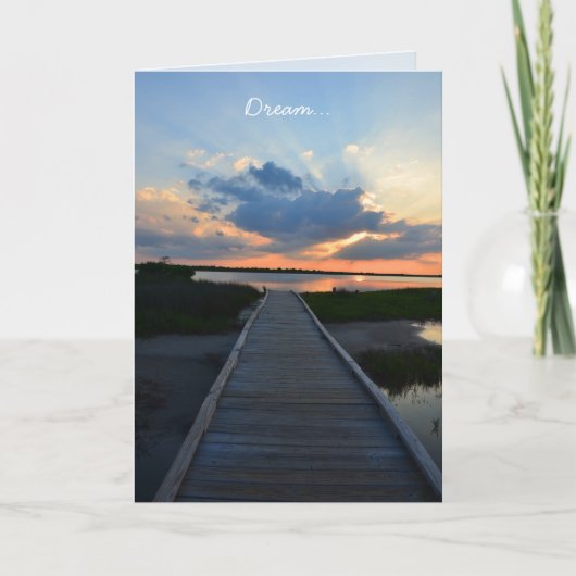 Afstuderen Wenskaart — Droom Afstuderen Kaart (Voorkant)