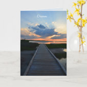 Afstuderen Wenskaart — Droom Afstuderen Kaart (Gele Bloem)