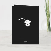 Afstuderen Wenskaart. Je deed het Typografie Ca Kaart (Achterkant)