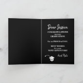 Afstuderen Wenskaart. Je deed het Typografie Ca Kaart (Binnen)