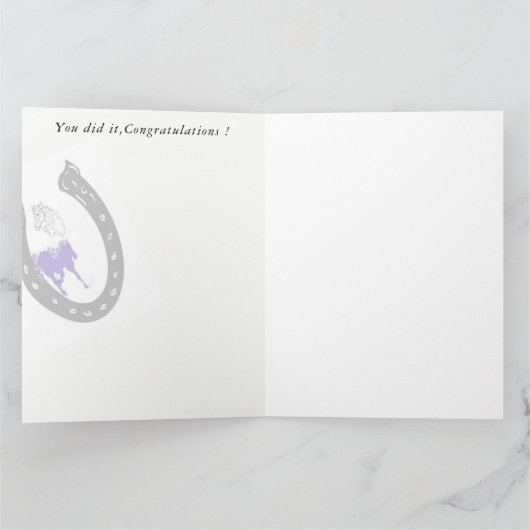 Afstuderen Wenskaart Kaart (Binnen)