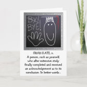 Afstuderen Wenskaart Kaart (Voorkant)