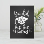 Afstuderen Wenskaart Kaart (Staand voorkant)