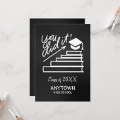 Afstuderen Wenskaart Kaart (Voorkant / Achterkant in situ)