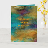 Afstuderen Wenskaart Kaart (Gele Bloem)