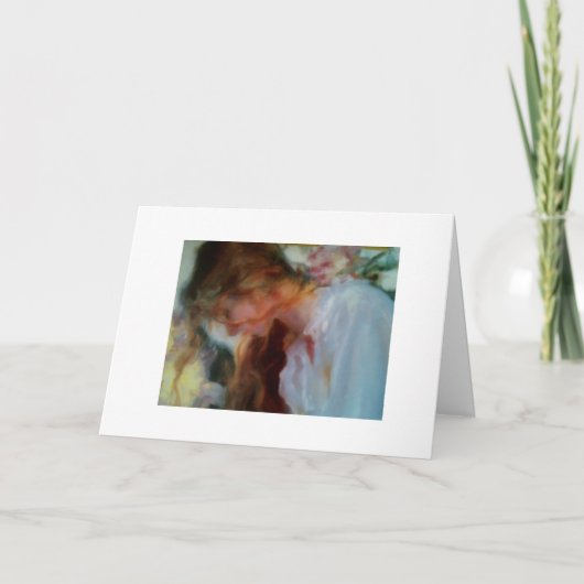 **** AFSTUDEREN WENST **** AAN EEN MOOI MEISJE KAART (Voorkant)