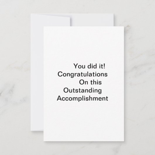 Afstuderen wenst Uil Dragen Afstuderen Pet Kaart (Achterkant)