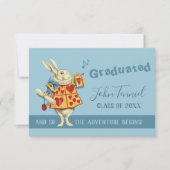 Afstuderen White Rabbit blaast de trompet CC1134 (Voorkant)