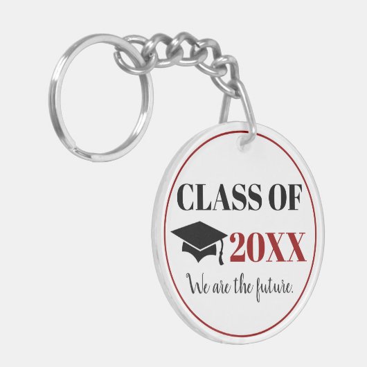 Afstuderen-wij zijn de toekomst sleutelhanger (Voorkant Links)
