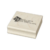 Afstuderen Wood Art Retour Adresstempel Rubberstempel (Stempel)