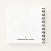 Afstuderen Woorden van Wisdom voor Afstuderen Notitieboek (Achterkant)