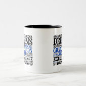 Afstuderen Word Cloud Coffee-Mok Tweekleurige Koffiemok (Center)