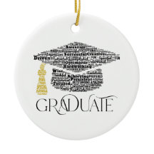 Afstuderen Word Graduation Cap Party