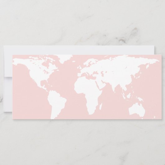 Afstuderen World Traveler Boarding Pass Invitation Kaart (Achterkant)