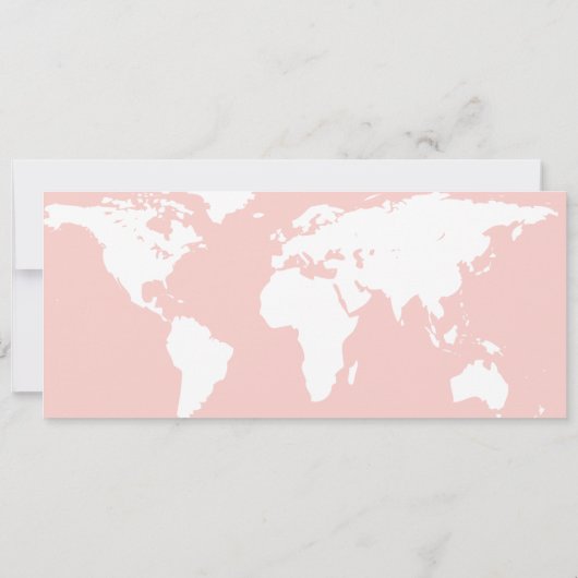 Afstuderen World Traveler Boarding Pass Invitation Kaart (Achterkant)