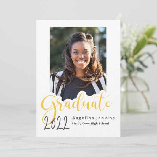 Afstuderen Yellow Photo 2022 Aankondiging (Staand voorkant)