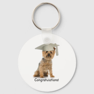 Afstuderen Yorkie Gefeliciteerd Sleutelhanger