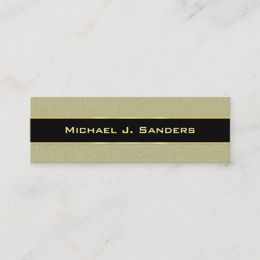 Afstuderen - Zadel Tan en zwart Contactkaartje (Voorkant)