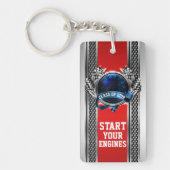 Afstuderen - Zie achterkant - Sleutelhanger (Voorkant)