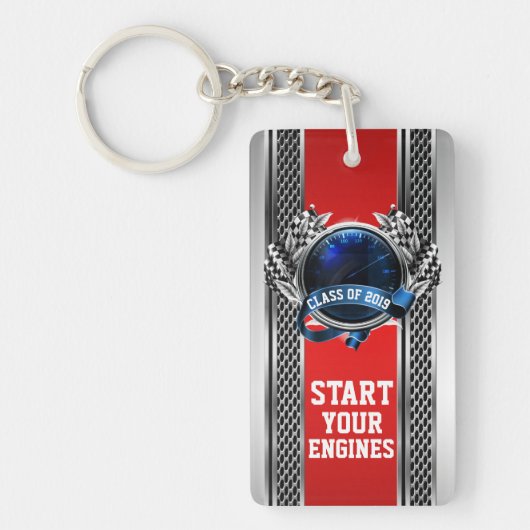 Afstuderen - Zie achterkant - Sleutelhanger (Voorkant)