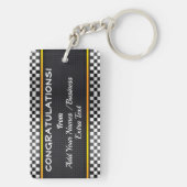 Afstuderen - Zie Achterzijde - Sleutelhanger (achterkant)