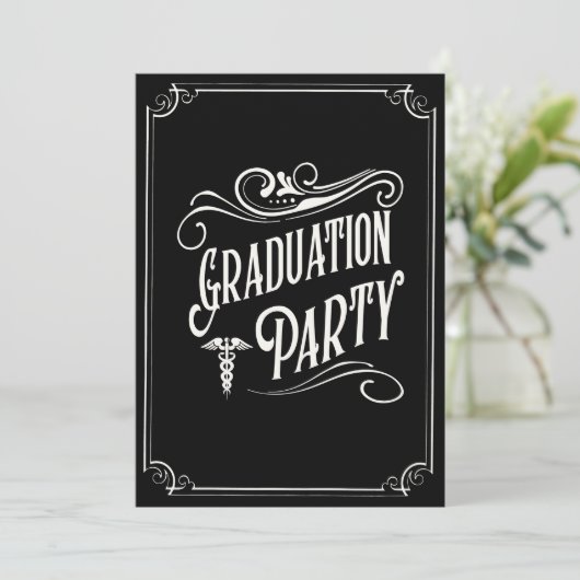 Afstuderen Ziekenhuisarts Kaart (Staand voorkant)